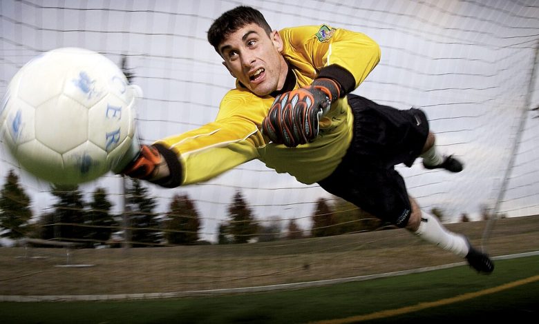 goalkeeper save football